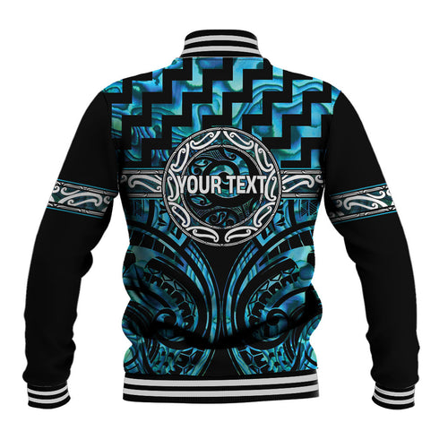 Aotearoa Ngati Kahungunu Personalised Baseball Jacket Maori Iwi Poutama Puhoro Tattoo