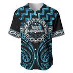 Aotearoa Ngati Kahungunu Personalised Baseball Jersey Maori Iwi Poutama Puhoro Tattoo