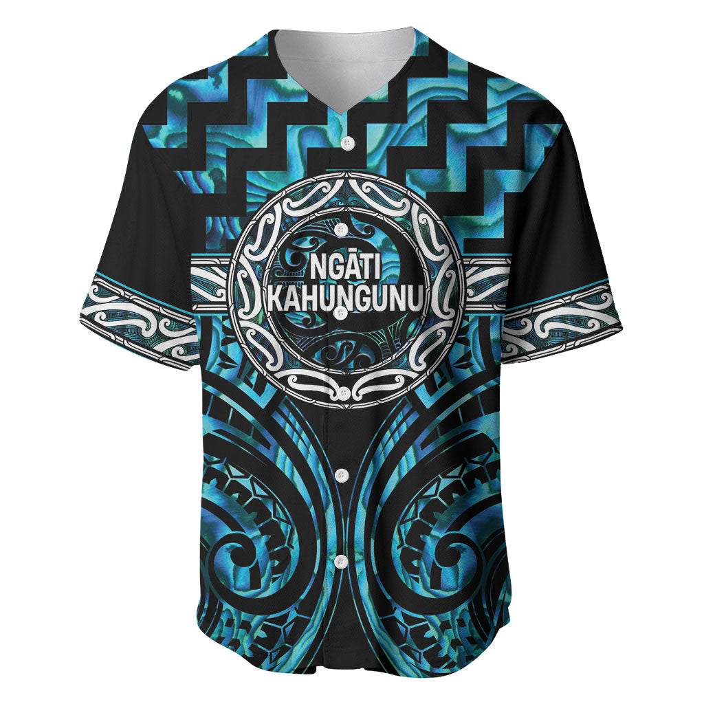 Aotearoa Ngati Kahungunu Personalised Baseball Jersey Maori Iwi Poutama Puhoro Tattoo