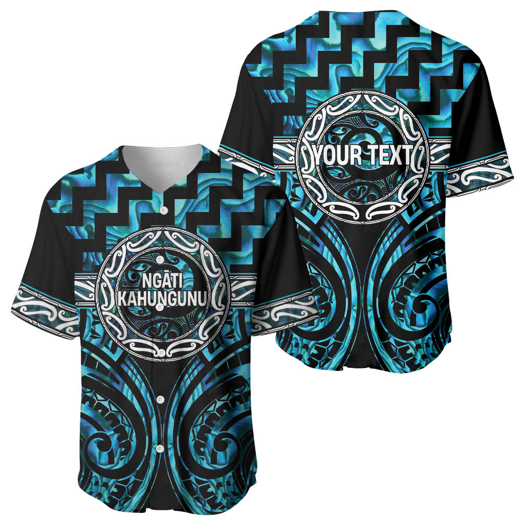 Aotearoa Ngati Kahungunu Personalised Baseball Jersey Maori Iwi Poutama Puhoro Tattoo
