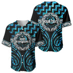 Aotearoa Ngati Kahungunu Personalised Baseball Jersey Maori Iwi Poutama Puhoro Tattoo