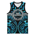 Aotearoa Ngati Kahungunu Personalised Basketball Jersey Maori Iwi Poutama Puhoro Tattoo