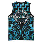 Aotearoa Ngati Kahungunu Personalised Basketball Jersey Maori Iwi Poutama Puhoro Tattoo