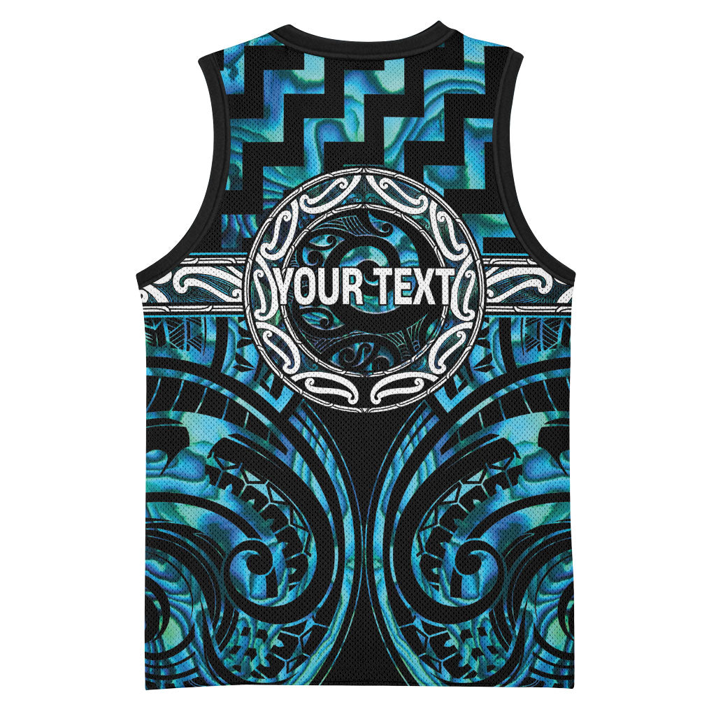 Aotearoa Ngati Kahungunu Personalised Basketball Jersey Maori Iwi Poutama Puhoro Tattoo