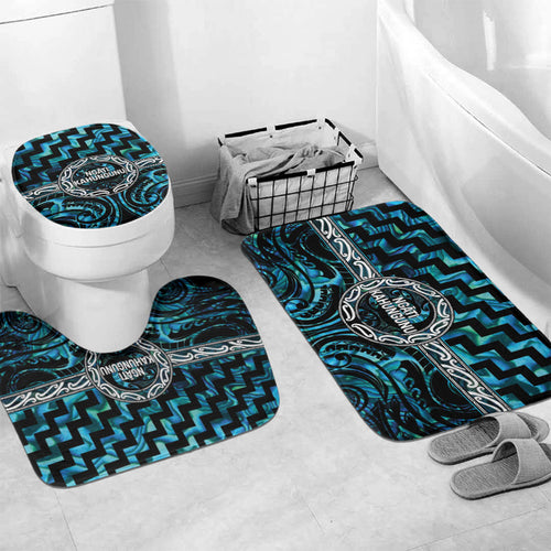Aotearoa Ngati Kahungunu Bathroom Set Maori Iwi Poutama Puhoro Tattoo