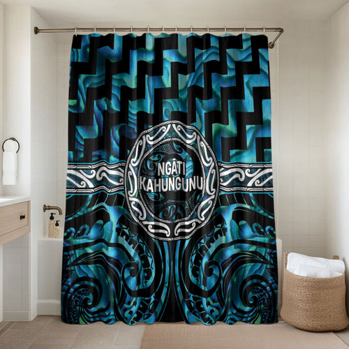 Aotearoa Ngati Kahungunu Bathroom Set Maori Iwi Poutama Puhoro Tattoo