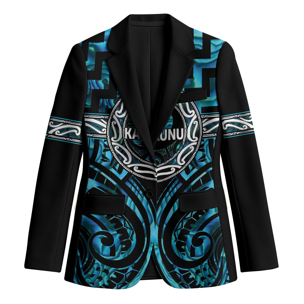 Aotearoa Ngati Kahungunu Personalised Blazer Maori Iwi Poutama Puhoro Tattoo