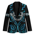 Aotearoa Ngati Kahungunu Personalised Blazer Maori Iwi Poutama Puhoro Tattoo