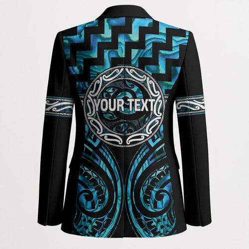 Aotearoa Ngati Kahungunu Personalised Blazer Maori Iwi Poutama Puhoro Tattoo