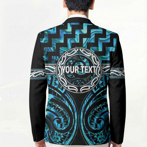 Aotearoa Ngati Kahungunu Personalised Blazer Maori Iwi Poutama Puhoro Tattoo
