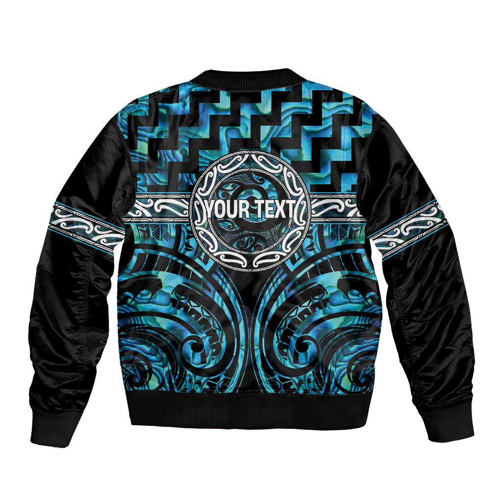 Aotearoa Ngati Kahungunu Personalised Bomber Jacket Maori Iwi Poutama Puhoro Tattoo