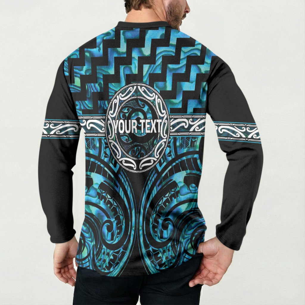 Aotearoa Ngati Kahungunu Personalised Button Sweatshirt Maori Iwi Poutama Puhoro Tattoo