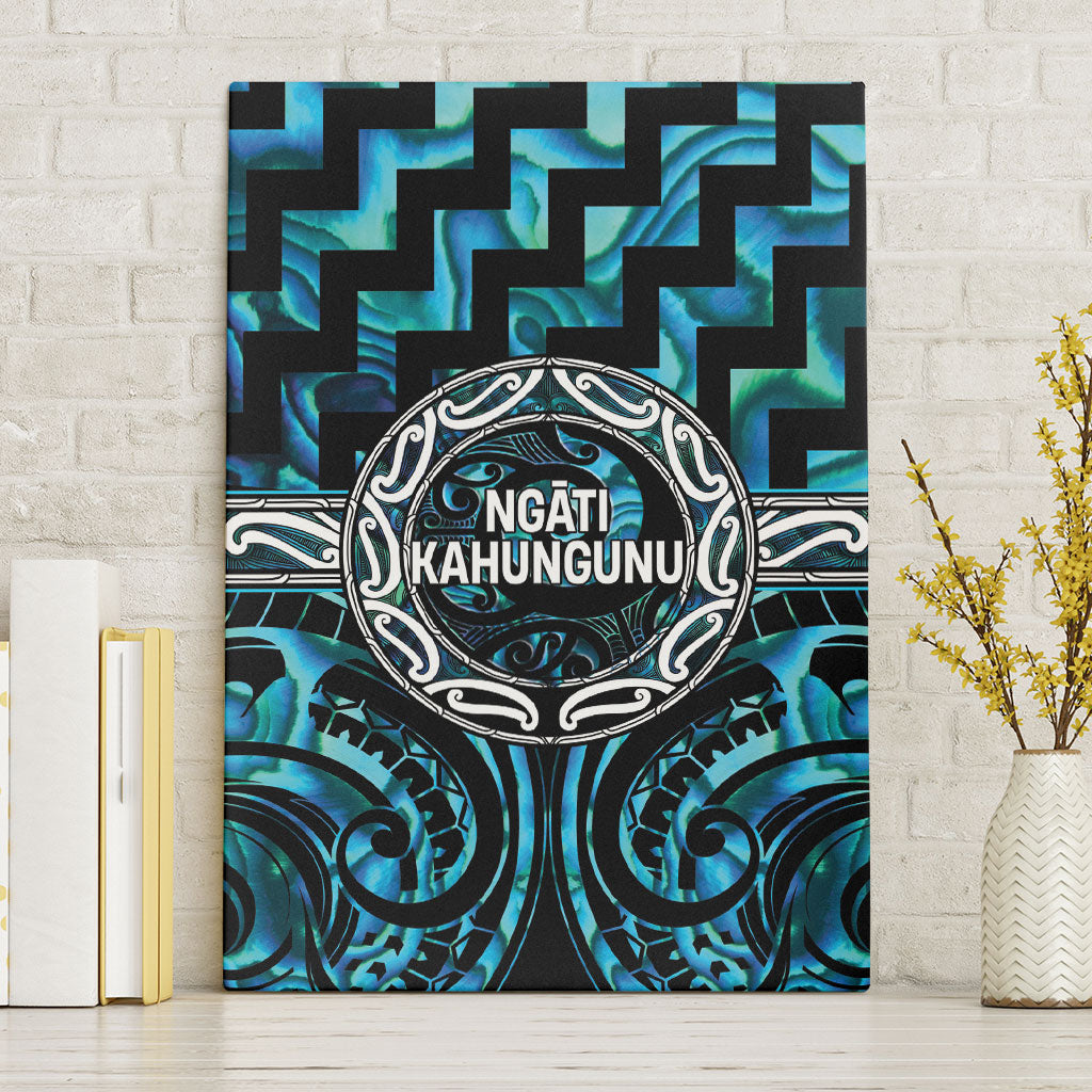 Aotearoa Ngati Kahungunu Canvas Wall Art Maori Iwi Poutama Puhoro Tattoo