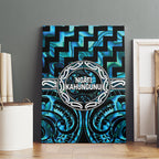 Aotearoa Ngati Kahungunu Canvas Wall Art Maori Iwi Poutama Puhoro Tattoo