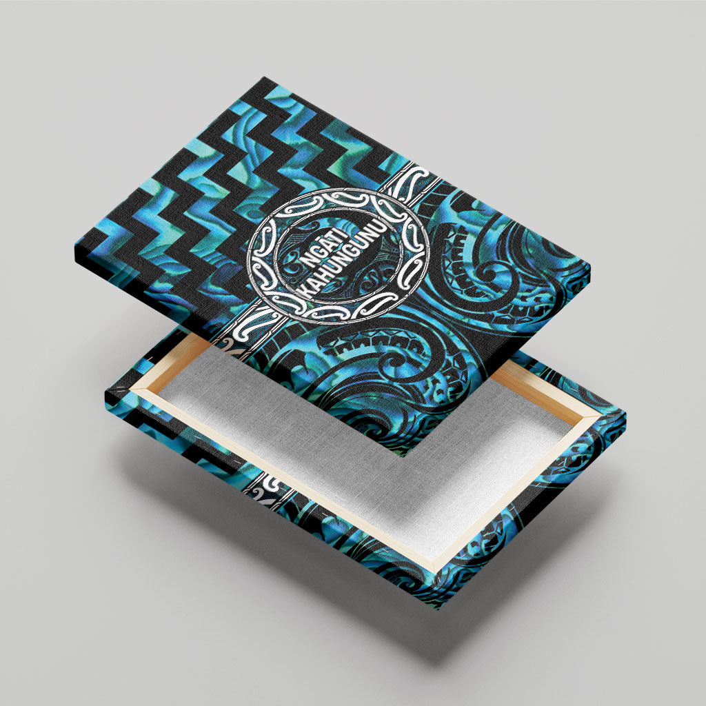 Aotearoa Ngati Kahungunu Canvas Wall Art Maori Iwi Poutama Puhoro Tattoo