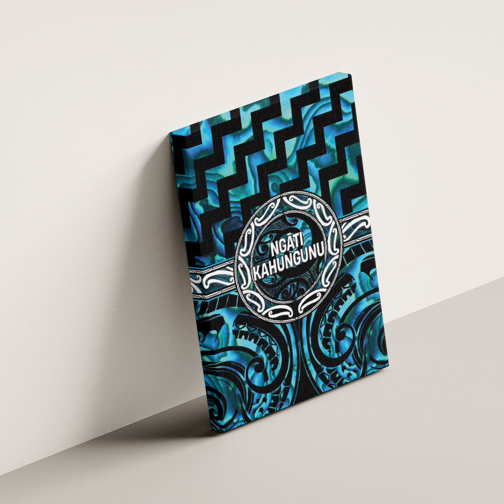 Aotearoa Ngati Kahungunu Canvas Wall Art Maori Iwi Poutama Puhoro Tattoo