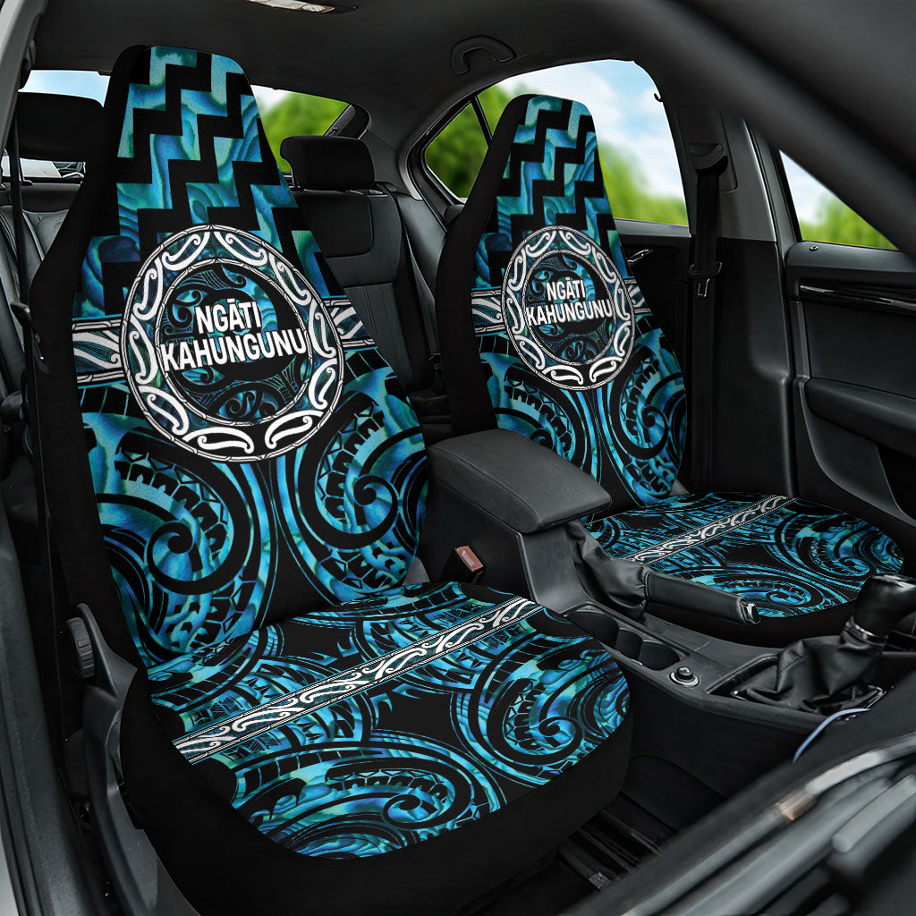 Aotearoa Ngati Kahungunu Car Seat Cover Maori Iwi Poutama Puhoro Tattoo
