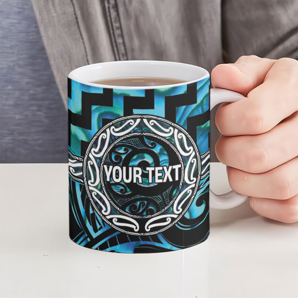 Aotearoa Ngati Kahungunu Personalised Ceramic Mug Maori Iwi Poutama Puhoro Tattoo