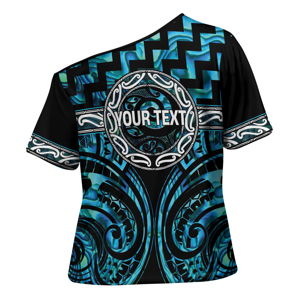 Aotearoa Ngati Kahungunu Personalised Cross Shoulder Shirt Maori Iwi Poutama Puhoro Tattoo