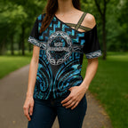 Aotearoa Ngati Kahungunu Personalised Cross Shoulder Shirt Maori Iwi Poutama Puhoro Tattoo