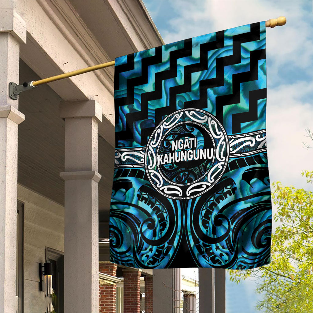 Aotearoa Ngati Kahungunu Garden Flag Maori Iwi Poutama Puhoro Tattoo