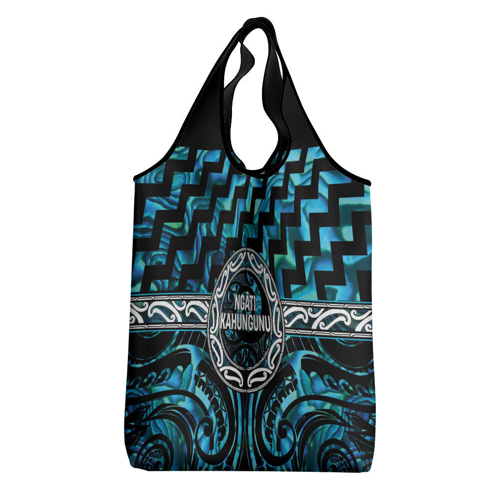 Aotearoa Ngati Kahungunu Grocery Bag Maori Iwi Poutama Puhoro Tattoo