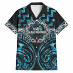 Aotearoa Ngati Kahungunu Personalised Hawaiian Shirt Maori Iwi Poutama Puhoro Tattoo