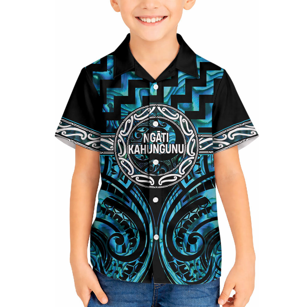 Aotearoa Ngati Kahungunu Personalised Hawaiian Shirt Maori Iwi Poutama Puhoro Tattoo
