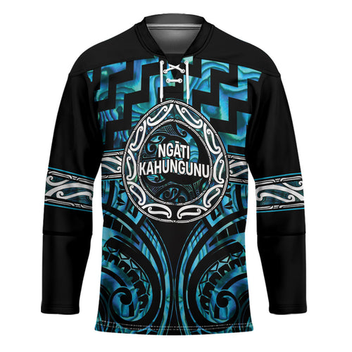 Aotearoa Ngati Kahungunu Personalised Hockey Jersey Maori Iwi Poutama Puhoro Tattoo