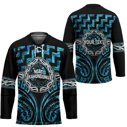 Aotearoa Ngati Kahungunu Personalised Hockey Jersey Maori Iwi Poutama Puhoro Tattoo
