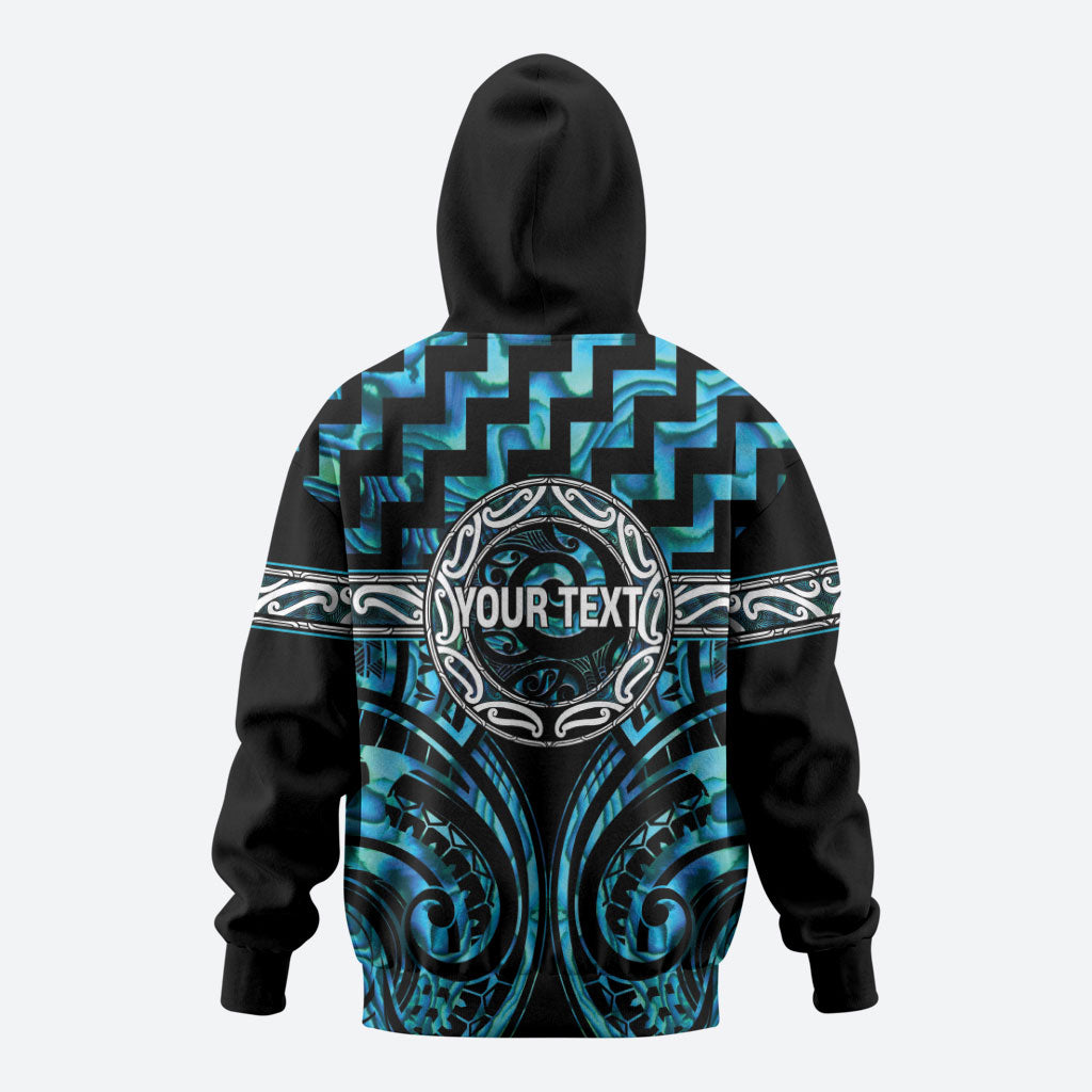 Aotearoa Ngati Kahungunu Personalised Hoodie Maori Iwi Poutama Puhoro Tattoo