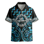 Aotearoa Ngati Kahungunu Personalised Kid Hawaiian Shirt Maori Iwi Poutama Puhoro Tattoo