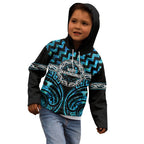Aotearoa Ngati Kahungunu Personalised Kid Hoodie Maori Iwi Poutama Puhoro Tattoo