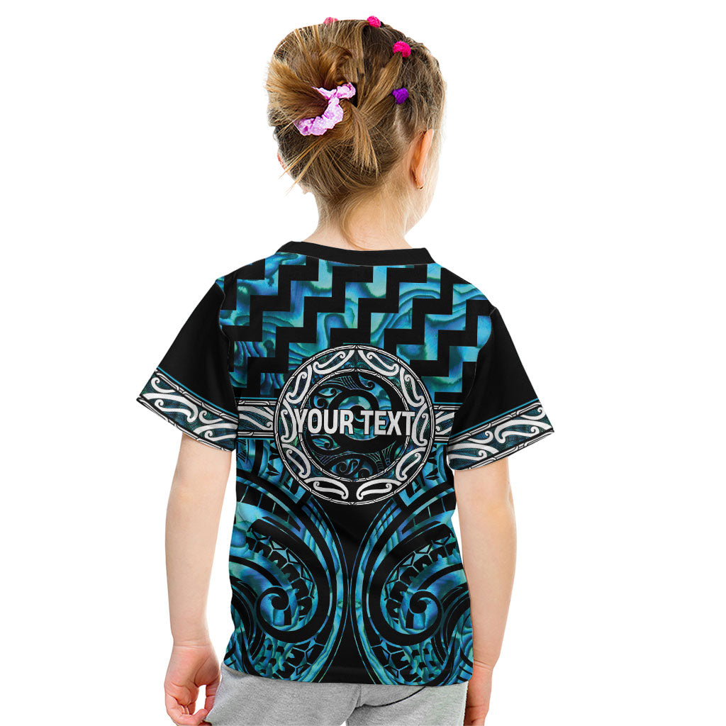 Aotearoa Ngati Kahungunu Personalised Kid T Shirt Maori Iwi Poutama Puhoro Tattoo