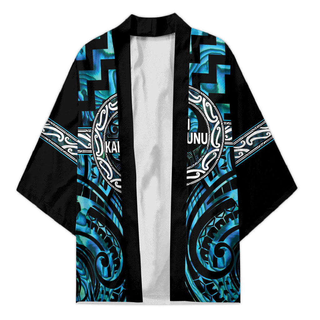 Aotearoa Ngati Kahungunu Personalised Kimono Maori Iwi Poutama Puhoro Tattoo