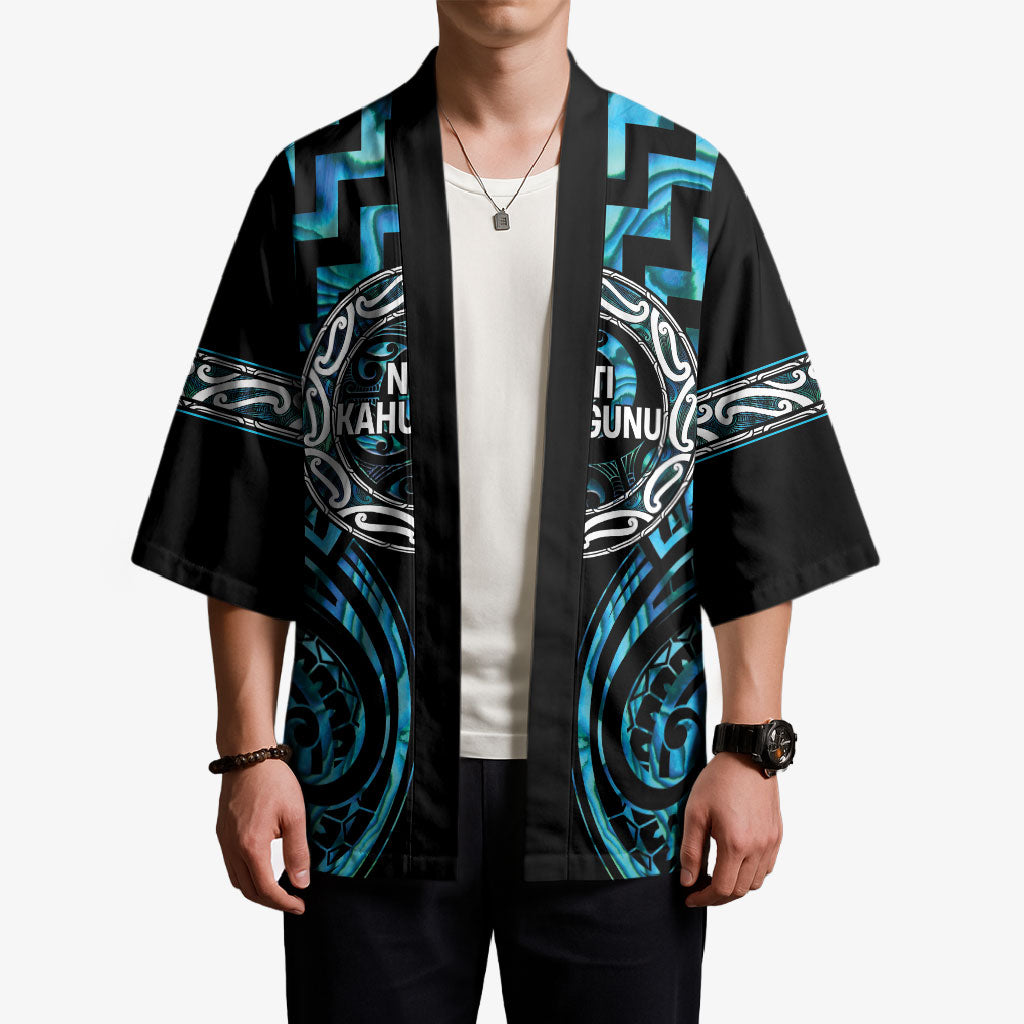 Aotearoa Ngati Kahungunu Personalised Kimono Maori Iwi Poutama Puhoro Tattoo