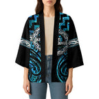 Aotearoa Ngati Kahungunu Personalised Kimono Maori Iwi Poutama Puhoro Tattoo