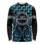 Aotearoa Ngati Kahungunu Personalised Long Sleeve Shirt Maori Iwi Poutama Puhoro Tattoo