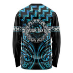 Aotearoa Ngati Kahungunu Personalised Long Sleeve Shirt Maori Iwi Poutama Puhoro Tattoo