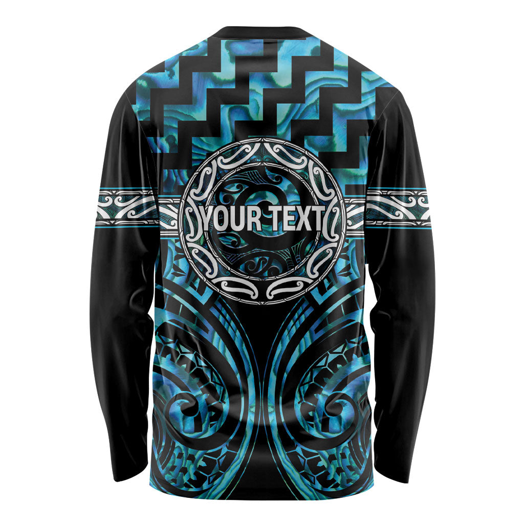 Aotearoa Ngati Kahungunu Personalised Long Sleeve Shirt Maori Iwi Poutama Puhoro Tattoo