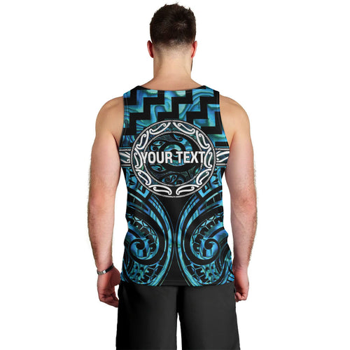 Aotearoa Ngati Kahungunu Personalised Men Tank Top Maori Iwi Poutama Puhoro Tattoo