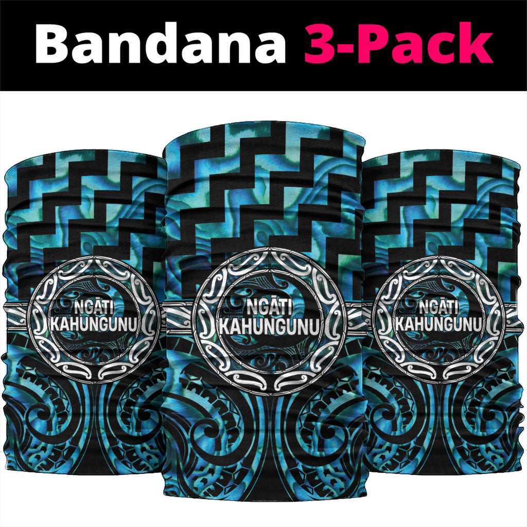 Aotearoa Ngati Kahungunu Neck Gaiter Maori Iwi Poutama Puhoro Tattoo