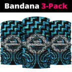 Aotearoa Ngati Kahungunu Neck Gaiter Maori Iwi Poutama Puhoro Tattoo