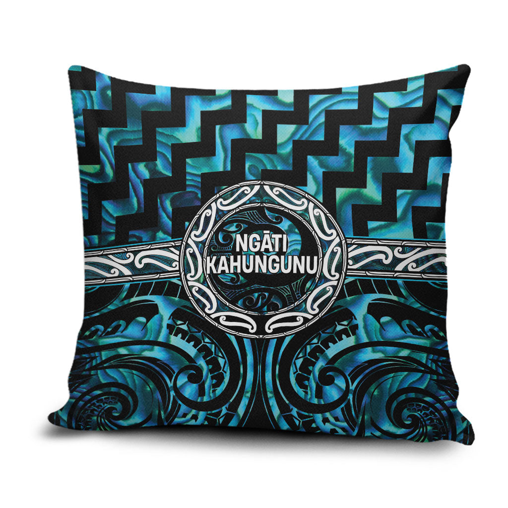 Aotearoa Ngati Kahungunu Pillow Cover Maori Iwi Poutama Puhoro Tattoo
