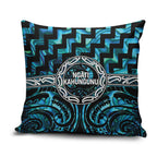 Aotearoa Ngati Kahungunu Pillow Cover Maori Iwi Poutama Puhoro Tattoo