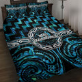 Aotearoa Ngati Kahungunu Quilt Bed Set Maori Iwi Poutama Puhoro Tattoo