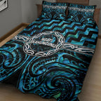 Aotearoa Ngati Kahungunu Quilt Bed Set Maori Iwi Poutama Puhoro Tattoo