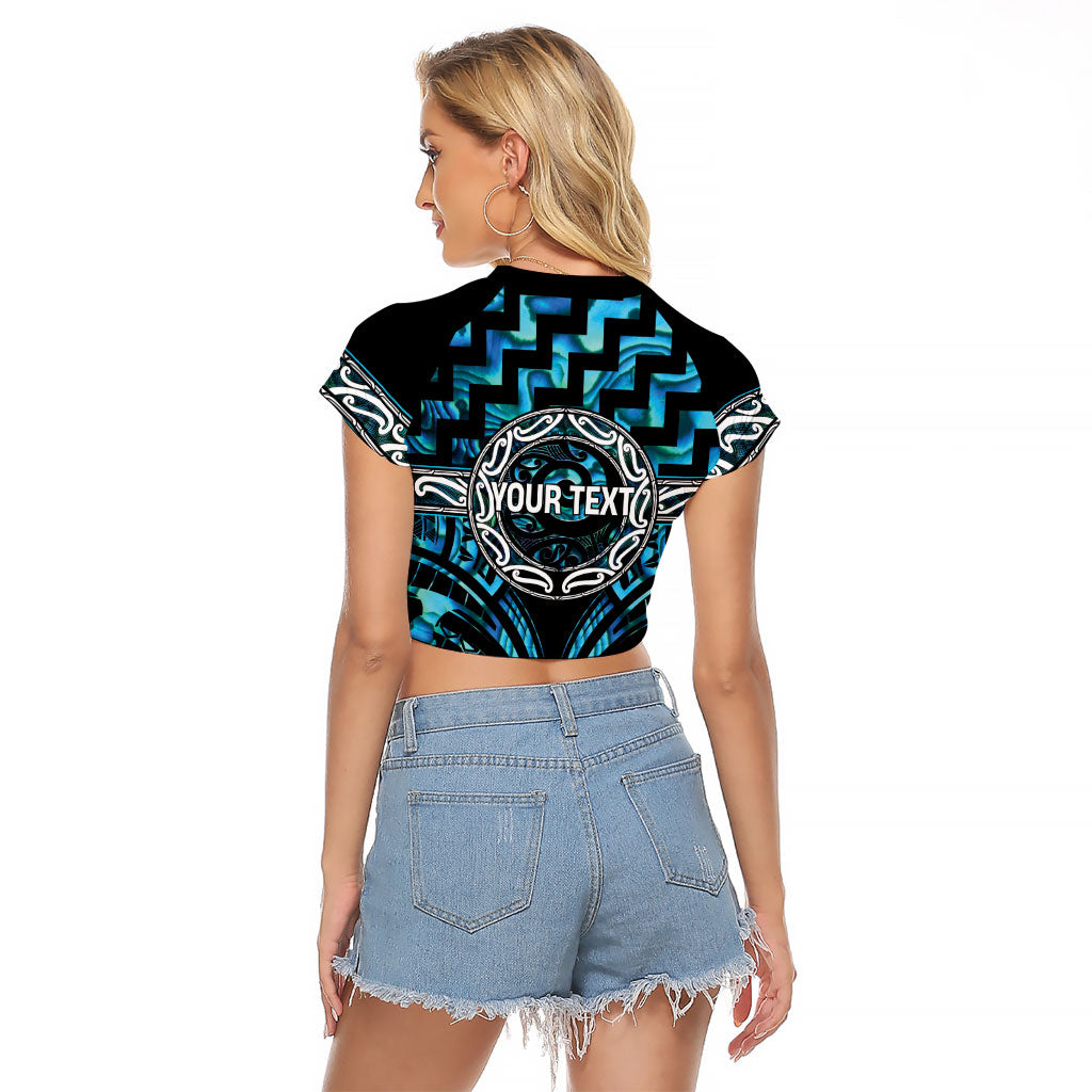 Aotearoa Ngati Kahungunu Personalised Raglan Cropped T Shirt Maori Iwi Poutama Puhoro Tattoo