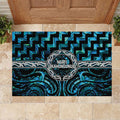 Aotearoa Ngati Kahungunu Rubber Doormat Maori Iwi Poutama Puhoro Tattoo