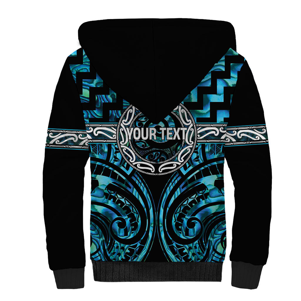 Aotearoa Ngati Kahungunu Personalised Sherpa Hoodie Maori Iwi Poutama Puhoro Tattoo